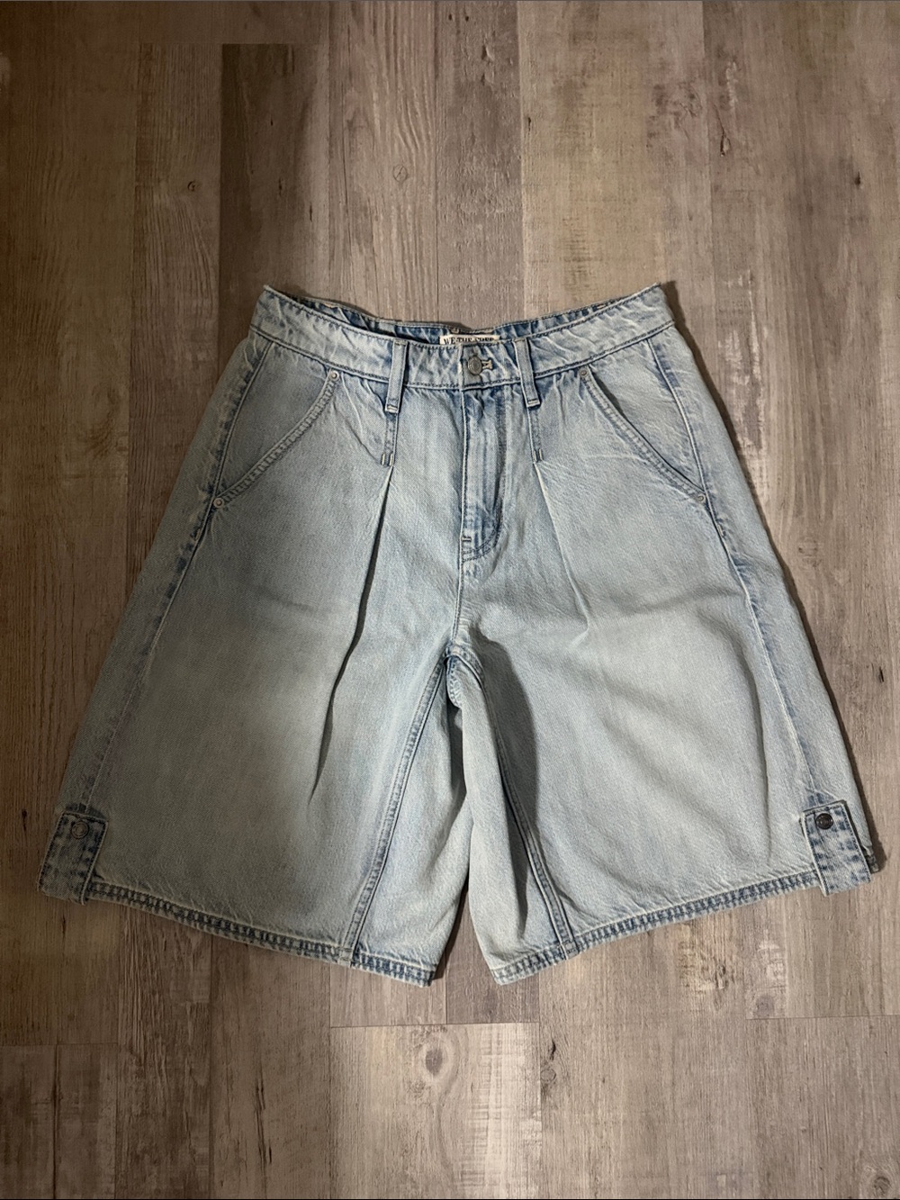 We The Free Light Blue Denim Women's Shorts